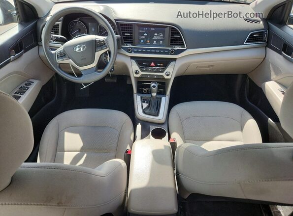 KMHD84LF3JU491087 2018 HYUNDAI ELANTRA Black Вид панелі приладів