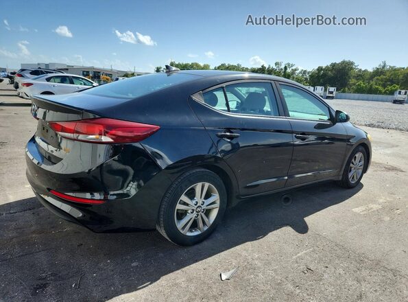 KMHD84LF3JU491087 2018 HYUNDAI ELANTRA Black Задня права чверть
