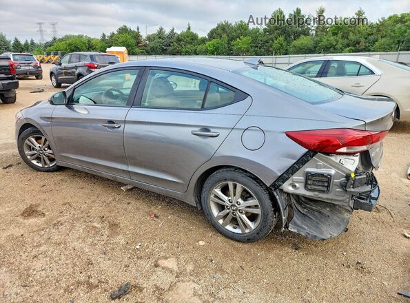 KMHD84LF3JU556391 2018 HYUNDAI ELANTRA Серый Задняя левая четверть