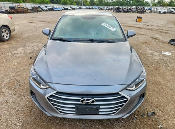 KMHD84LF3JU556391 2018 HYUNDAI ELANTRA Серый Вид спереди