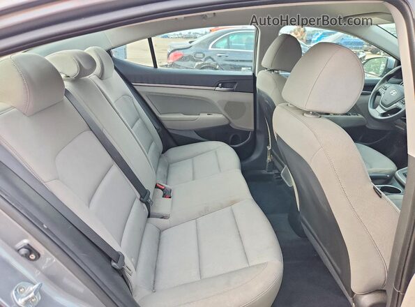 KMHD84LF3JU556391 2018 HYUNDAI ELANTRA Серый Вид задних сидений
