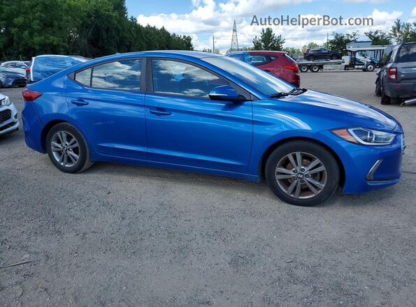 KMHD84LF3JU678779 2018 HYUNDAI ELANTRA Blue Առջևի աջ