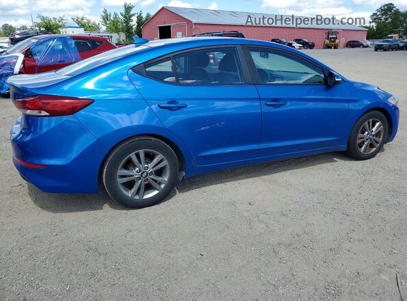 KMHD84LF3JU678779 2018 HYUNDAI ELANTRA Blue Հետևի աջ