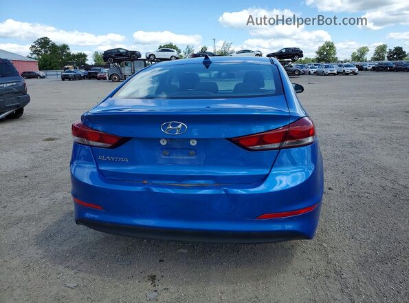 KMHD84LF3JU678779 2018 HYUNDAI ELANTRA Blue Հետևի տեսք