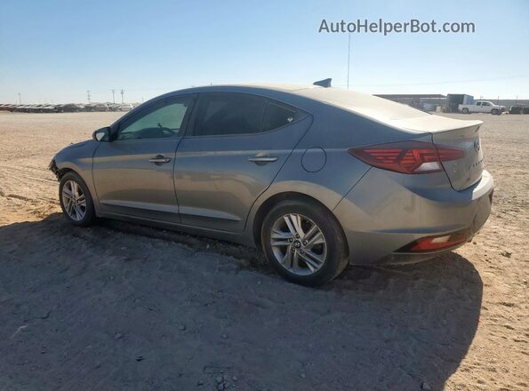 KMHD84LF3KU738187 2019 HYUNDAI ELANTRA Gray Trasero izquierdo