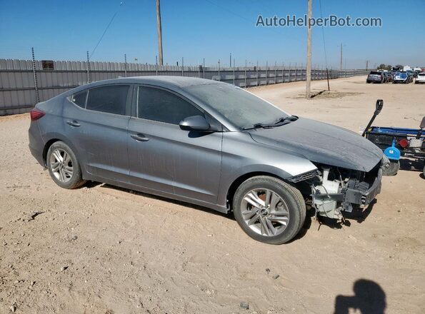 KMHD84LF3KU738187 2019 HYUNDAI ELANTRA Gray Delantero derecho