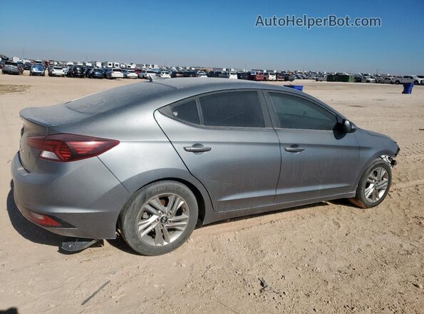 KMHD84LF3KU738187 2019 HYUNDAI ELANTRA Gray Trasero derecho