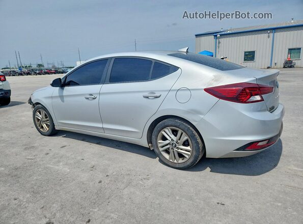KMHD84LF3KU745866 2019 HYUNDAI ELANTRA Silver Trasero izquierdo