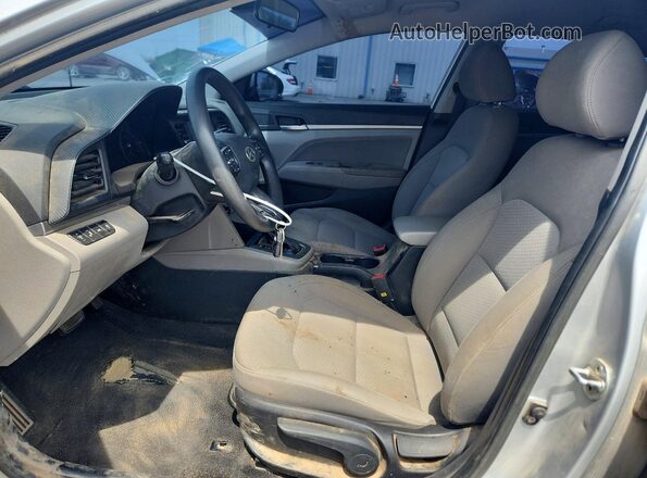 KMHD84LF3KU745866 2019 HYUNDAI ELANTRA Silver Vista interior delantera