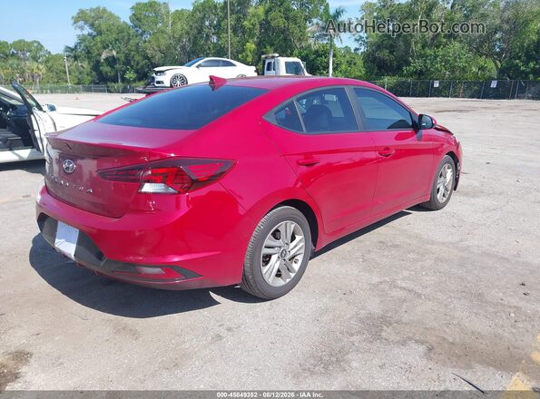KMHD84LF3KU784991 2019 HYUNDAI ELANTRA Красный Задняя правая четверть