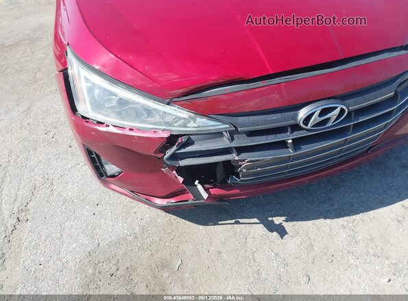 KMHD84LF3KU784991 2019 HYUNDAI ELANTRA Красный 