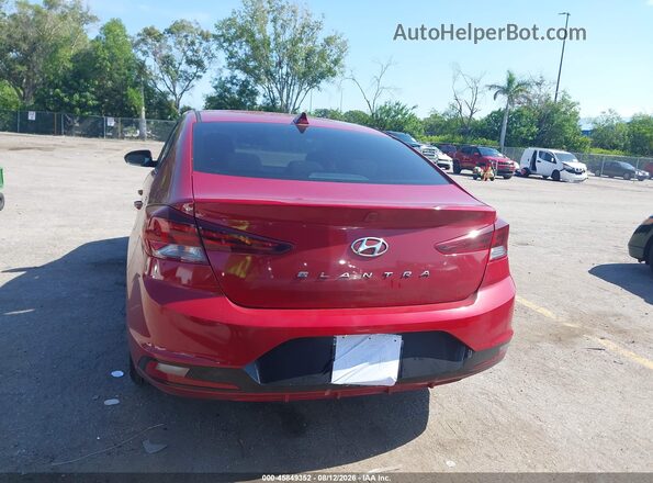 KMHD84LF3KU784991 2019 HYUNDAI ELANTRA Красный 