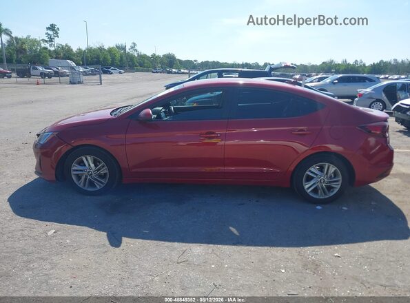 KMHD84LF3KU784991 2019 HYUNDAI ELANTRA Красный Панорамный вид салона 360°