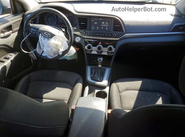 KMHD84LF3KU827628 2019 HYUNDAI ELANTRA Gray Առջևի վահանակի տեսք