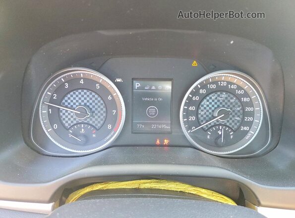 KMHD84LF3KU827628 2019 HYUNDAI ELANTRA Gray Սարքավորումների վահանակի տեսք