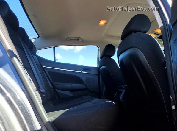 KMHD84LF3KU827628 2019 HYUNDAI ELANTRA Gray Հետևի նստատեղերի տեսք