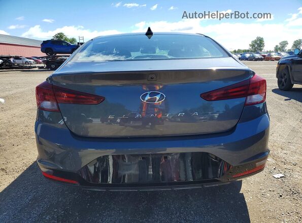 KMHD84LF3KU827628 2019 HYUNDAI ELANTRA Gray Հետևի տեսք