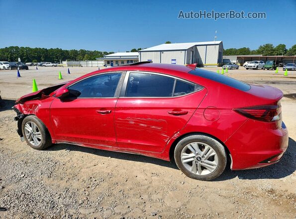 KMHD84LF3LU015781 2020 HYUNDAI ELANTRA Red Rear left