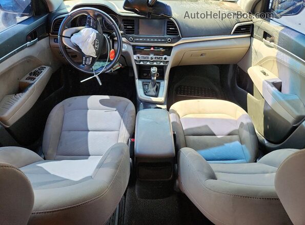 KMHD84LF3LU015781 2020 HYUNDAI ELANTRA Red Dashboard view