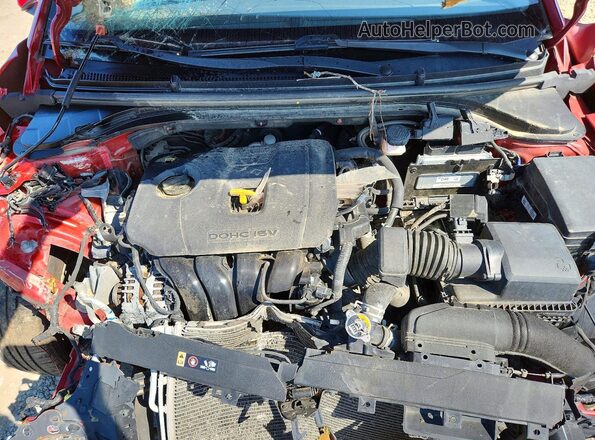 KMHD84LF3LU015781 2020 HYUNDAI ELANTRA Red Rear interior view