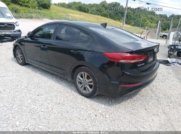 KMHD84LF4HU103939 2017 HYUNDAI ELANTRA Black Tył lewy