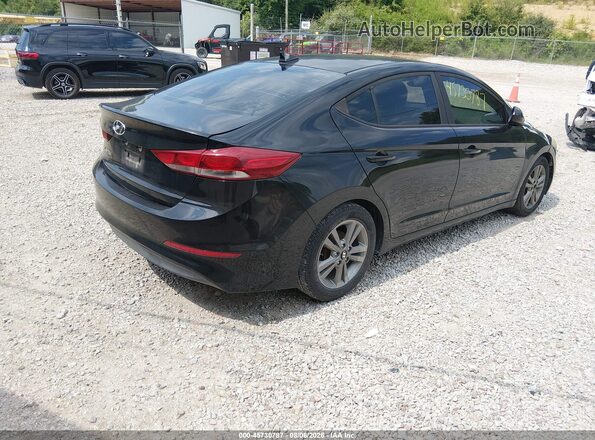 KMHD84LF4HU103939 2017 HYUNDAI ELANTRA Black Tył prawy
