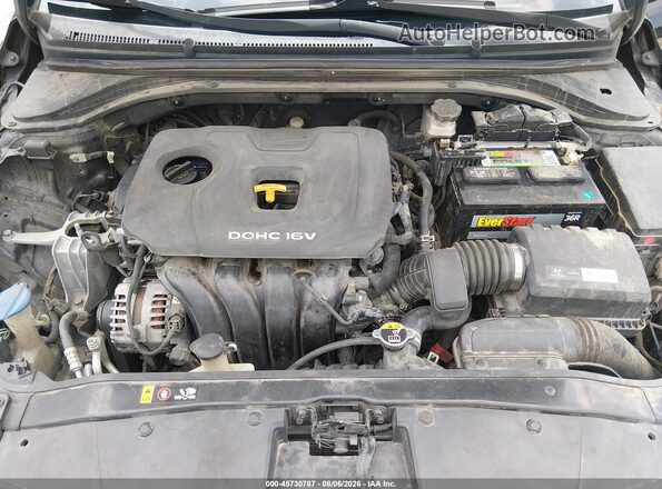 KMHD84LF4HU103939 2017 HYUNDAI ELANTRA Black Widok z tyłu