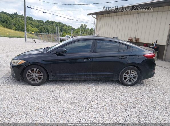 KMHD84LF4HU103939 2017 HYUNDAI ELANTRA Black Widok wnętrza 360 stopni