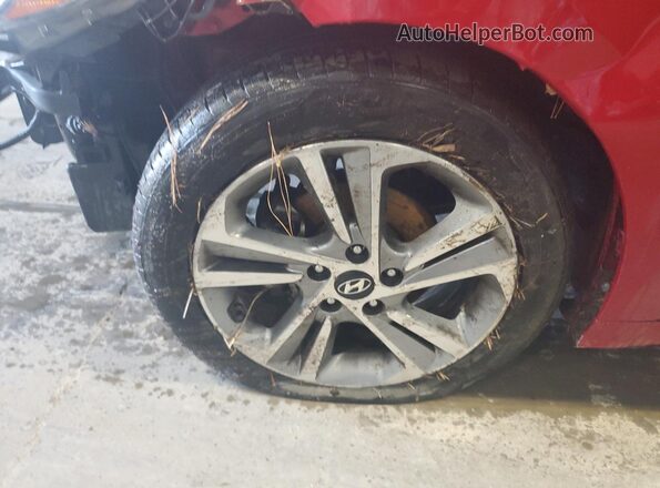 KMHD84LF4HU210389 2017 HYUNDAI ELANTRA Red 
