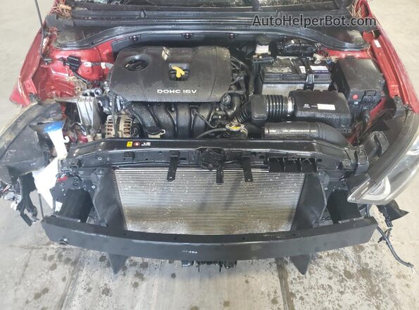 KMHD84LF4HU210389 2017 HYUNDAI ELANTRA Red 