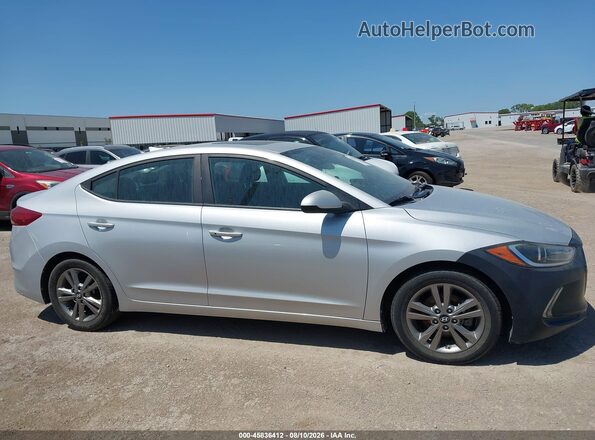 KMHD84LF4HU240816 2017 HYUNDAI ELANTRA Silver Սալոնի հետևի տեսք