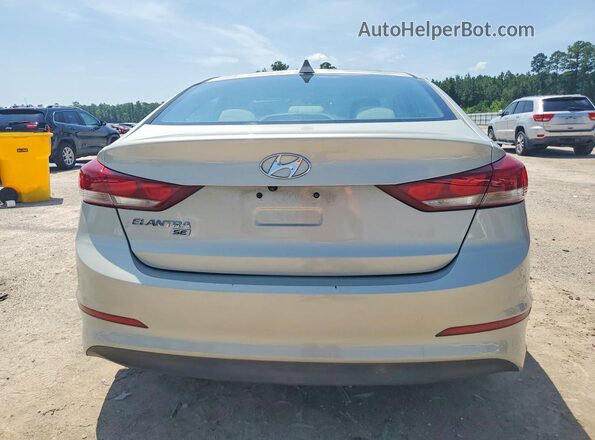 KMHD84LF4HU271984 2017 HYUNDAI ELANTRA Beige Widok z tyłu