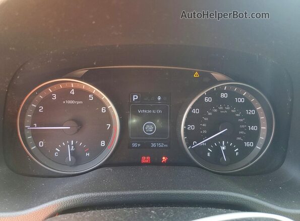KMHD84LF4HU271984 2017 HYUNDAI ELANTRA Beige Widok zestawu wskaźników