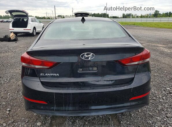 KMHD84LF4HU289899 2017 HYUNDAI ELANTRA Black Widok z tyłu