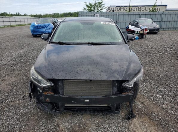 KMHD84LF4HU289899 2017 HYUNDAI ELANTRA Black Widok z przodu