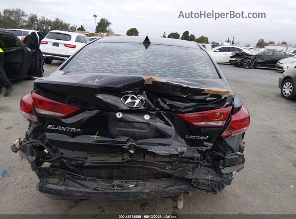 KMHD84LF4HU339913 2017 HYUNDAI ELANTRA Черный 