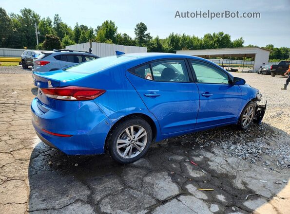 KMHD84LF4HU361832 2017 HYUNDAI ELANTRA Blue უკანა მარჯვენა