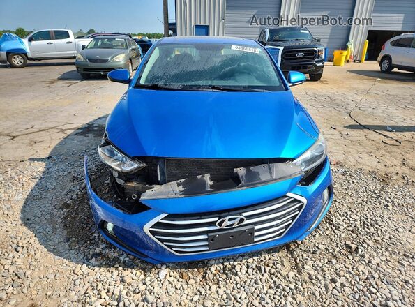 KMHD84LF4HU361832 2017 HYUNDAI ELANTRA Blue წინა ხედი