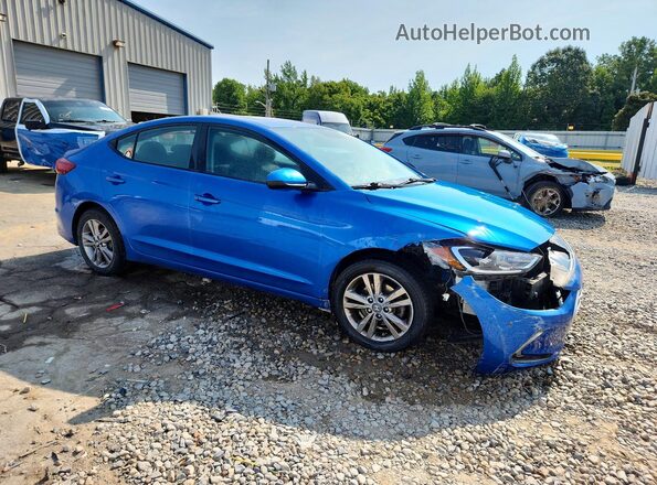KMHD84LF4HU361832 2017 HYUNDAI ELANTRA Blue წინა მარჯვენა