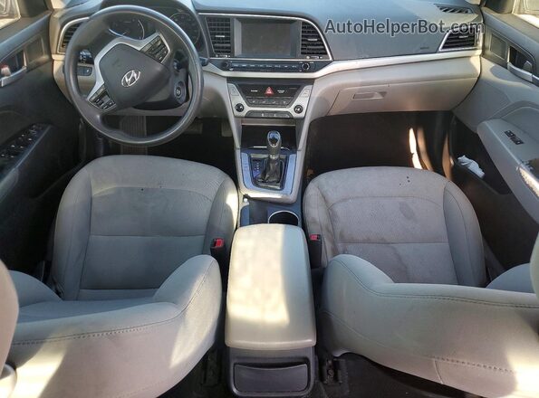 KMHD84LF4HU381286 2017 HYUNDAI ELANTRA Black Առջևի վահանակի տեսք