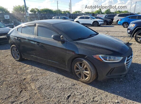 KMHD84LF4HU381286 2017 HYUNDAI ELANTRA Black Առջևի աջ