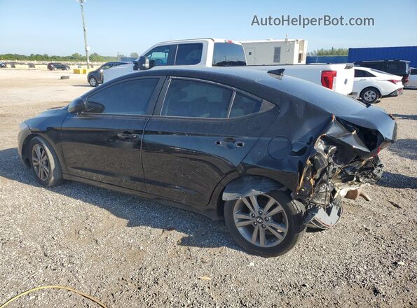 KMHD84LF4HU381286 2017 HYUNDAI ELANTRA Black Սալոնի 360 աստիճան տեսք