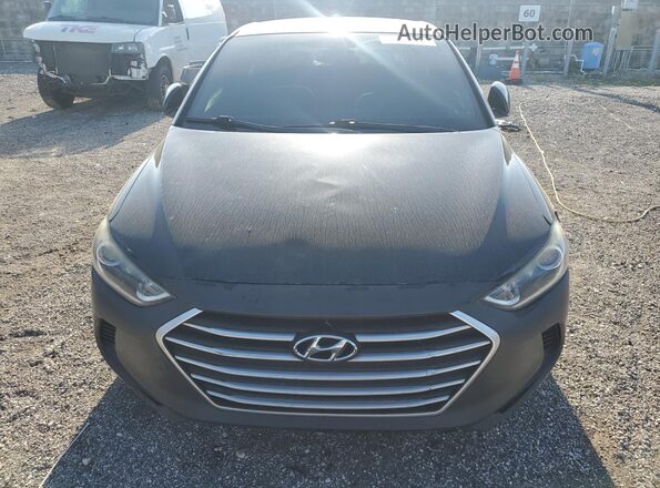 KMHD84LF4HU381286 2017 HYUNDAI ELANTRA Black VIN կոդի պիտակի տեսք