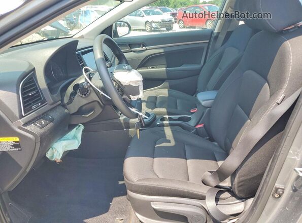 KMHD84LF4JU554620 2018 HYUNDAI ELANTRA Gray Widok wnętrza z przodu