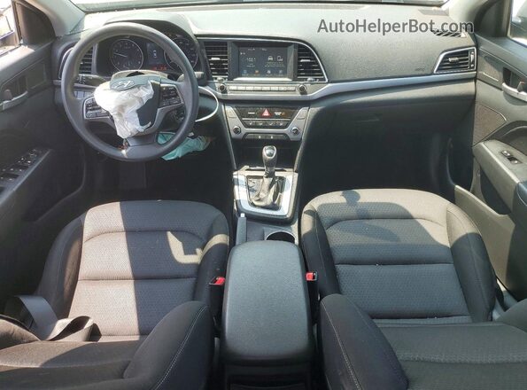 KMHD84LF4JU554620 2018 HYUNDAI ELANTRA Gray Widok deski rozdzielczej