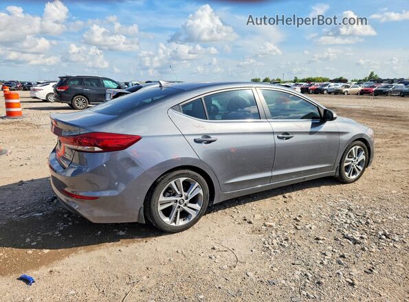 KMHD84LF4JU565701 2018 HYUNDAI ELANTRA Gray Trasero derecho