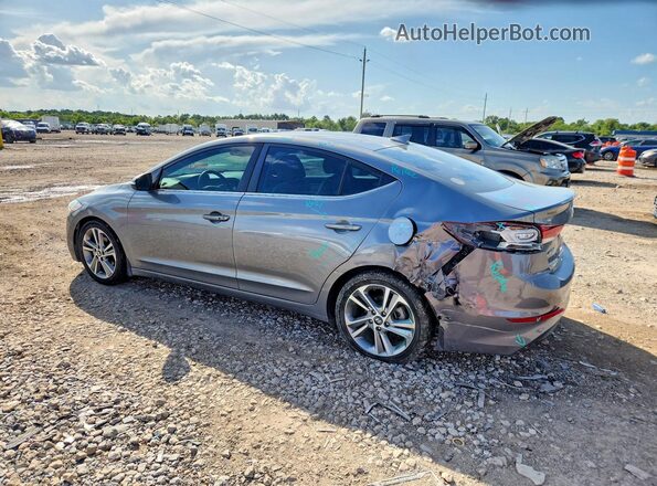 KMHD84LF4JU565701 2018 HYUNDAI ELANTRA Gray Trasero izquierdo