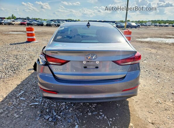 KMHD84LF4JU565701 2018 HYUNDAI ELANTRA Gray Vista trasera