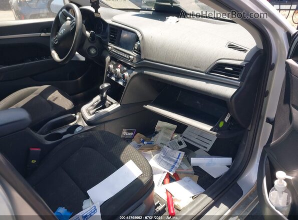 KMHD84LF4KU761493 2019 HYUNDAI ELANTRA Silver Vista interior delantera