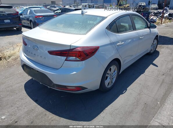 KMHD84LF4KU761493 2019 HYUNDAI ELANTRA Silver Trasero derecho